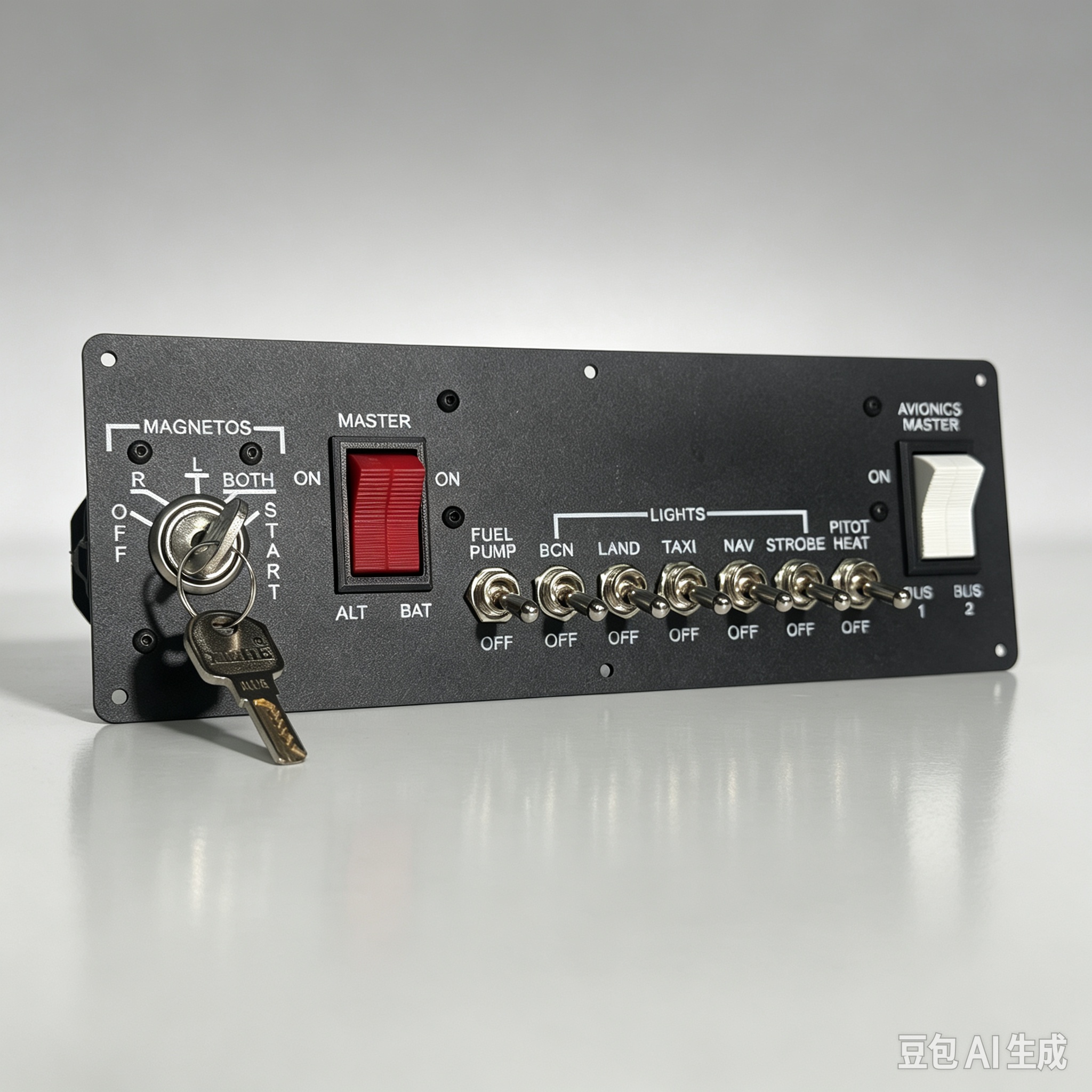 Switch panel (Traditional Cessna style)