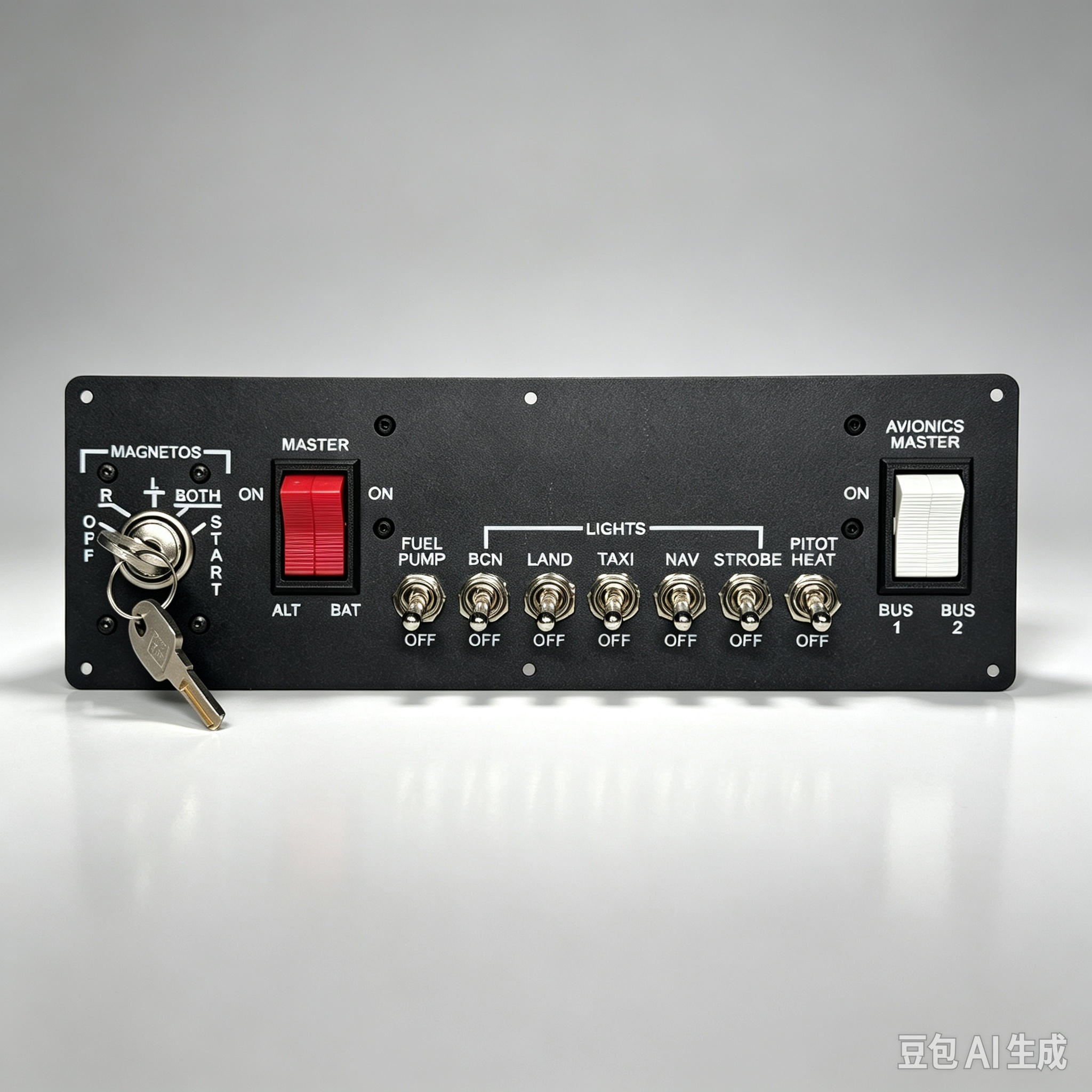 Switch panel (Traditional Cessna style) - Image 2